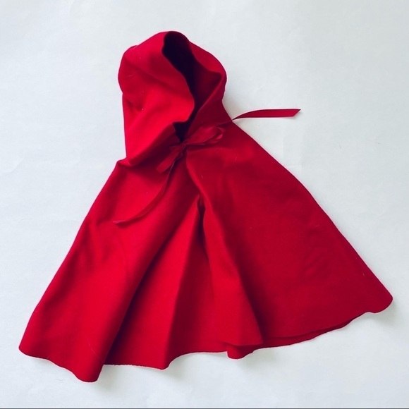 Vintage American Girl Felicity Merriman Doll Retired Rare Red Cardinal Cloak